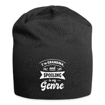 Grandparents Day Best Grandma Nana in Spoiling - Jersey Beanie - black - Front