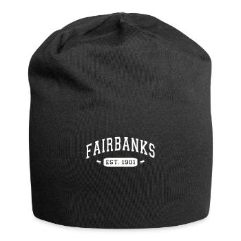 Alaska Gift USA Nature Bear Denali Grizzly Forest - Jersey Beanie - black - Front