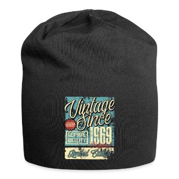 1969 Geburtstag Jahrgang Vintage Retro Legende - Jersey-Beanie - Schwarz - Vorne