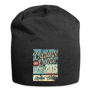 2005 Geburtstag Jahrgang Vintage Retro Legende - Jersey-Beanie - Schwarz - Vorne
