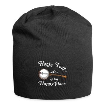 Banjo Shirts For Men Bluegrass Appalachia Folk - Jersey Beanie - black - Front