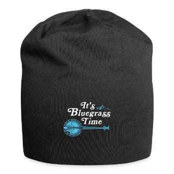 Banjo Shirts For Men Bluegrass Appalachia Folk - Jersey Beanie - black - Front