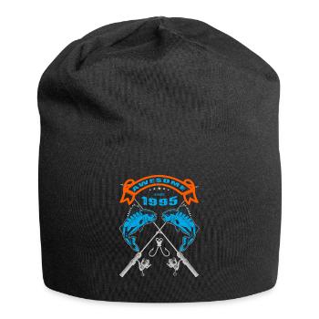 Awesome since 1995. Angel, Angler's Birthday - Jersey Beanie - black - Front