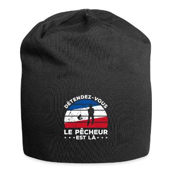 Détendez-Vous Le Pêcheur Est Là Pêche - Bonnet en jersey - noir - Devant