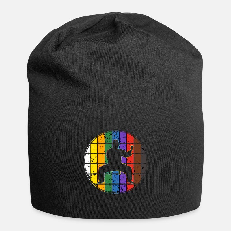 Karaté - Bonnet en jersey - noir
