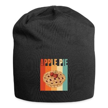 Tarte aux pommes - Bonnet en jersey - noir - Devant