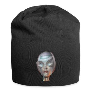 Alien Princess - Jersey Beanie - black - Front