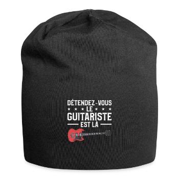Detendez-Vous Le Guitariste Est Là Guitare - Bonnet en jersey - noir - Devant