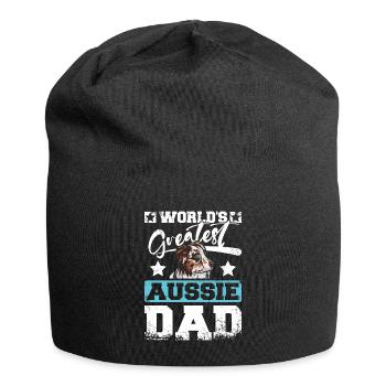 World's greatest Aussie dad - Jersey Beanie - black - Front