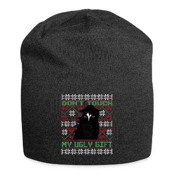 Dont Touch Ugly Brauner Pferd Rider Winter - Jersey-Beanie - Anthrazit - Vorne