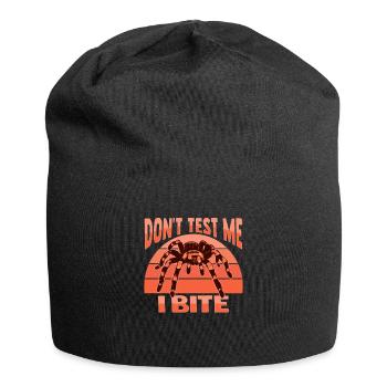 Vogelspinnen Terrarium Tarantel - Jersey-Beanie - Schwarz - Vorne