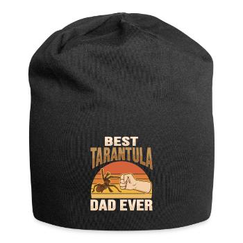Vogelspinnen Terrarium Tarantel Papa - Jersey-Beanie - Schwarz - Vorne