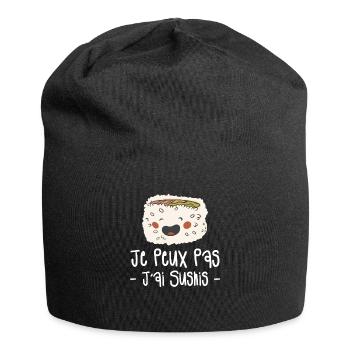 Je Peux Pas J'ai Sushis Sushi Cuisine Japonaise - Bonnet en jersey - noir - Devant