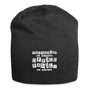 Arbeitskollege Büro Familie Freunde - Jersey-Beanie - Anthrazit - Vorne