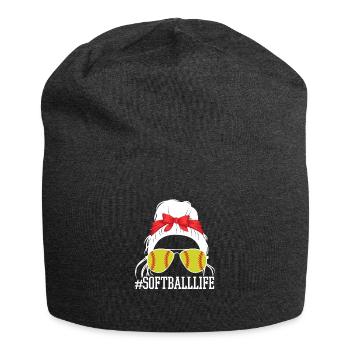 Joueur de softball Baseball Sport Pitcher Cadeau - Bonnet en jersey - charbon - Devant