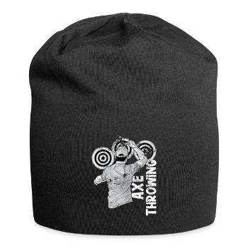 Lancer une hache - Bonnet en jersey - noir - Devant