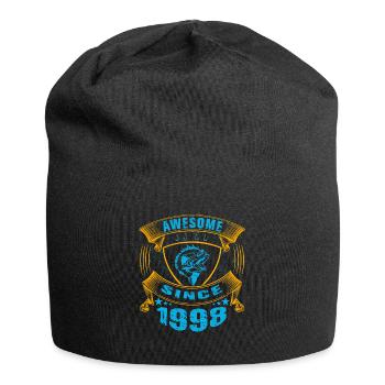 Awesome since 1998. Angel, Angler Geburtstag - Jersey-Beanie - Schwarz - Vorne