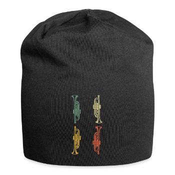 Trumpet Trumpet Player Trumpeter - Jersey Beanie - black - Front