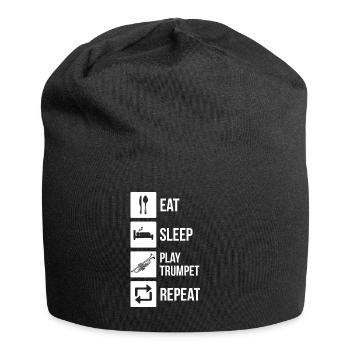 Trumpet Trumpet Player Trumpeter - Jersey Beanie - black - Front