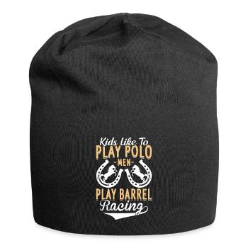 Barrel Racing - Play Barrel Equestrians - Jersey Beanie - black - Front