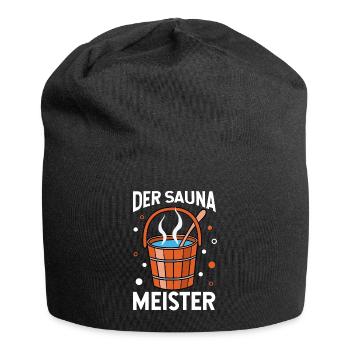 Sauna - Jersey-Beanie - Schwarz - Vorne