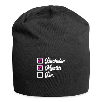 Bachelor's degree Master's degree Doctorate - Jersey Beanie - black - Front