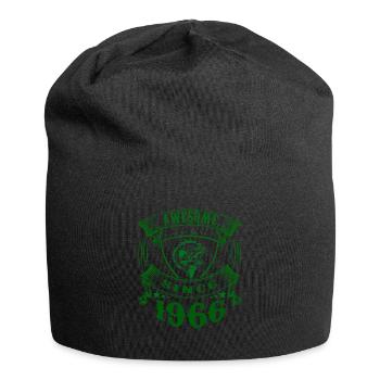 Awesome since 1966. Angel, Angler Geburtstag - Jersey-Beanie - Schwarz - Vorne