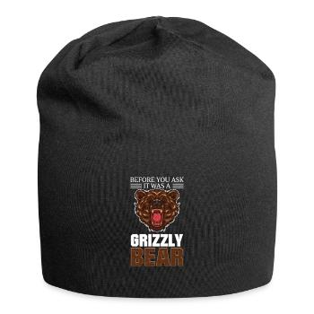 Bevor Sie fragen: Es war die Geschichte eines - Jersey-Beanie - Schwarz - Vorne