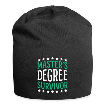 Masters degree survivor Master's degree - Jersey Beanie - black - Front