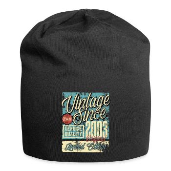 2003 Geburtstag Jahrgang Vintage Retro Legende - Jersey-Beanie - Schwarz - Vorne