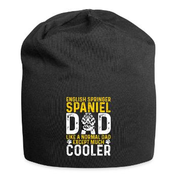 English Springer Spaniel Dog - Jersey Beanie - black - Front