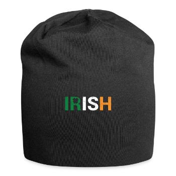 Irland Stolz Lustige Kleeblatt Leprechaun Patriot - Jersey-Beanie - Schwarz - Vorne