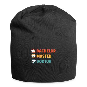 Bachelor's degree Master's degree Doctorate - Jersey Beanie - black - Front