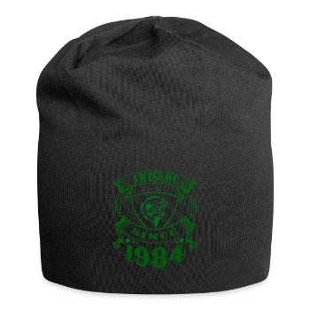 Awesome since 1984. Angel, Angler's birthday - Jersey Beanie - black - Front