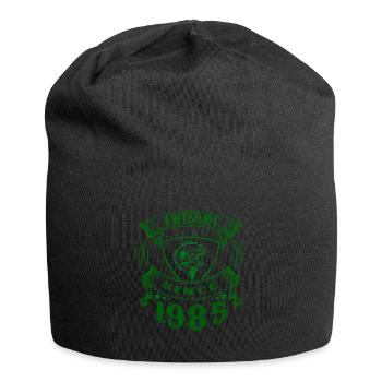 Awesome since 1985. Angel, Angler's birthday - Jersey Beanie - black - Front