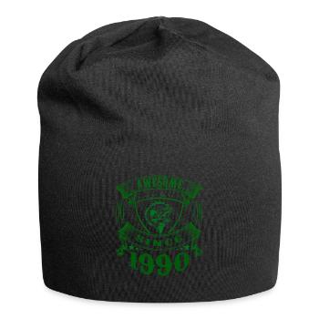 Génial depuis 1990. Angel, l’anniversaire du pêcheur - Bonnet en jersey - noir - Devant
