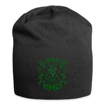 Awesome since 1963. Angel, Angler Geburtstag - Jersey-Beanie - Schwarz - Vorne