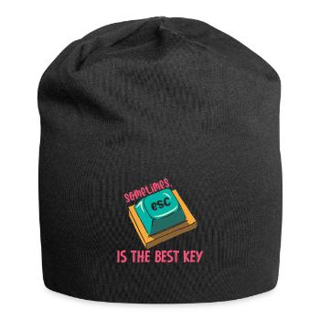 Software Engineer Computer Key Programming - Jersey Beanie - black - Front