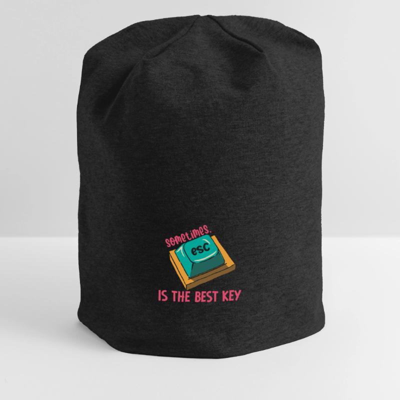 Software Engineer Computer Key Programming Jersey Beanie