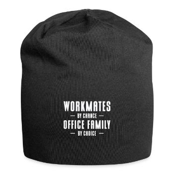 Arbeitskollege Büro Familie Freunde - Jersey-Beanie - Schwarz - Vorne