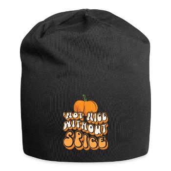 Amateurs de café Pumpkin Spice Latte - Bonnet en jersey - noir - Devant