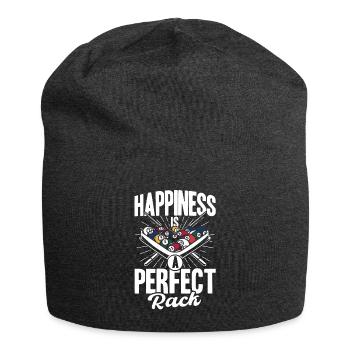 Billard Geschenkidee Billardspieler Pool Snooker - Jersey-Beanie - Anthrazit - Vorne