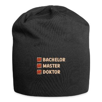 Bachelor's degree Master's degree Doctorate - Jersey Beanie - black - Front