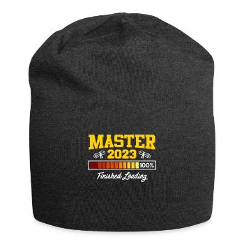 Masterabschluss 2023 Master Abschluss - Jersey-Beanie - Anthrazit - Vorne