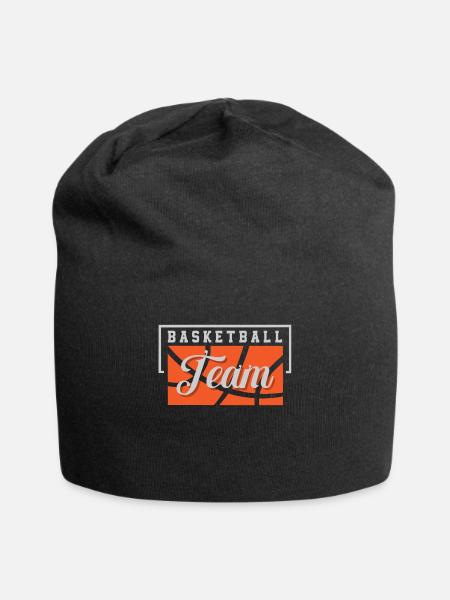 Équipe de basket-ball - Bonnet en jersey - noir