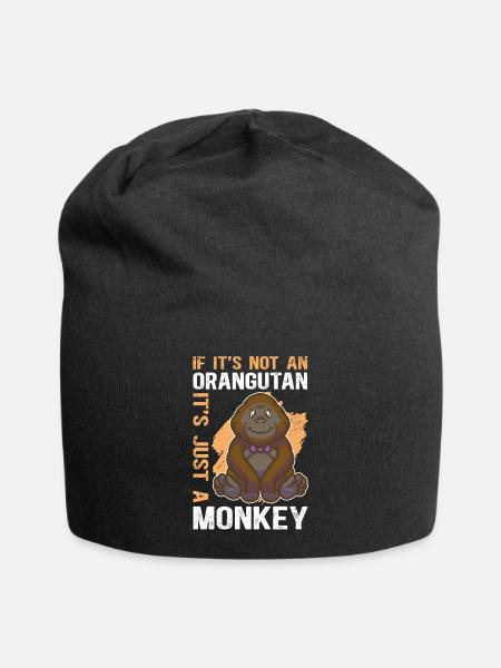 Cadeau Orang-outan Singe Orang-outan - Bonnet en jersey - noir