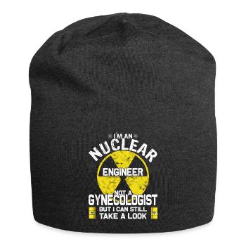 Kernkraft - Stolzer Nuklearingenieur - Jersey-Beanie - Anthrazit - Vorne