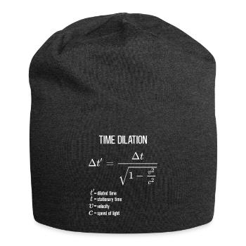 Time Dilation of Special Relativity - Jersey-Beanie - Anthrazit - Vorne
