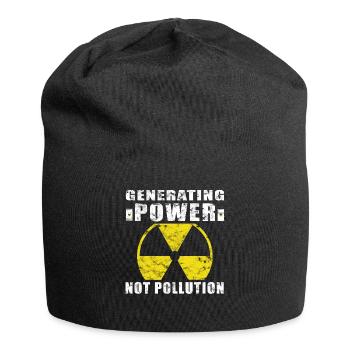 Kernkraft - Stolzer Nuklearingenieur - Jersey-Beanie - Schwarz - Vorne