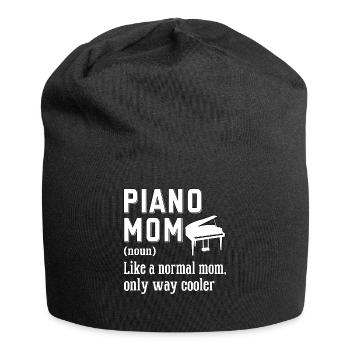 Pianiste Pianiste Piano - Bonnet en jersey - noir - Devant